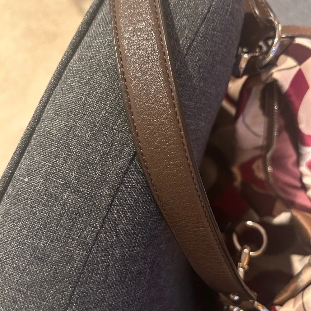 Coach Madison metallic Isabelle’s satin clutch and shoulder bag. - Picture 10 of 15